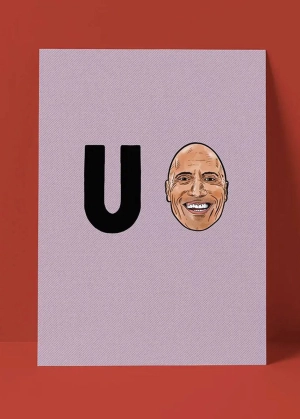U Rock Greeting Card
