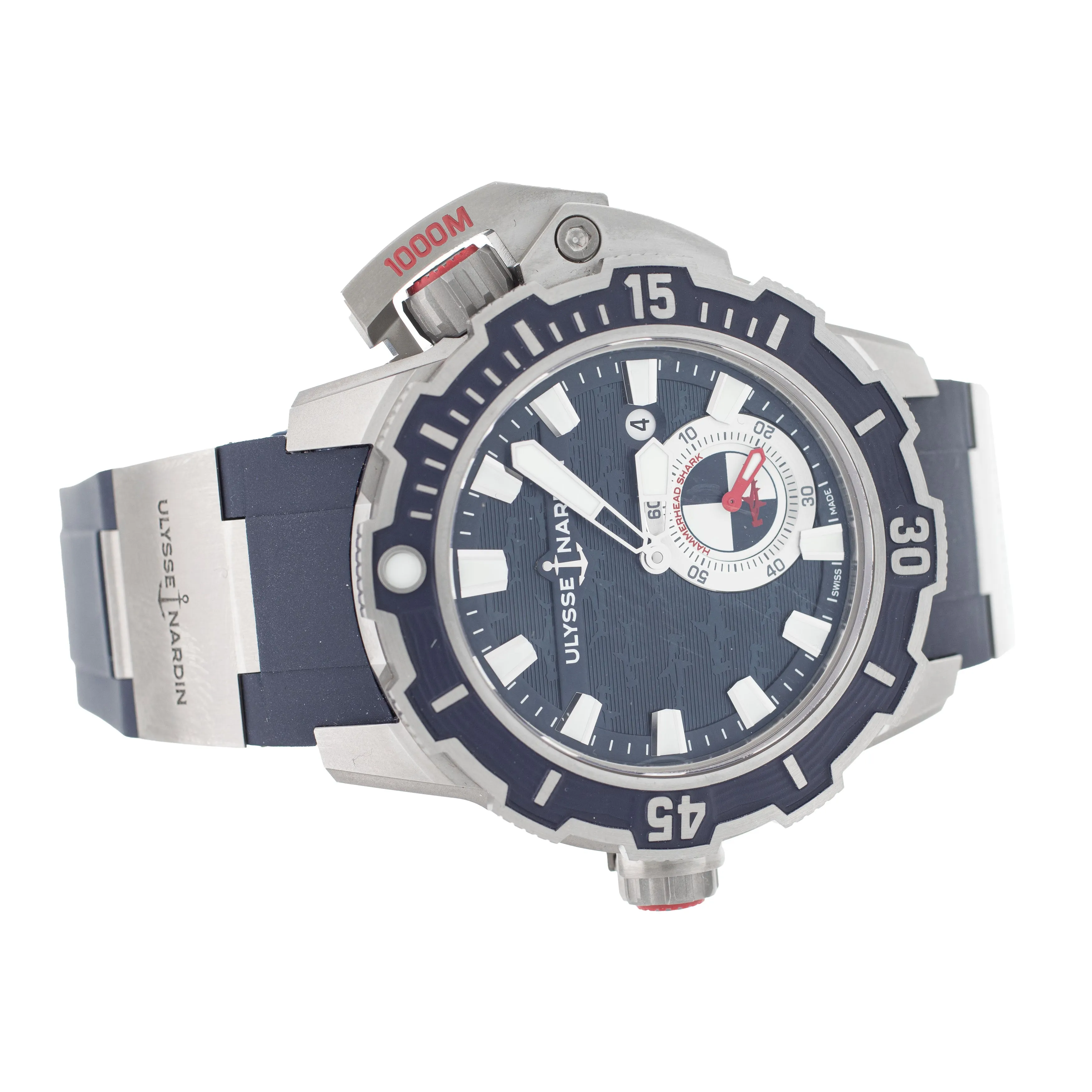 Ulysse Nardin Diver Deep Dive Titanium Blue Dial 46mm 3203-500
