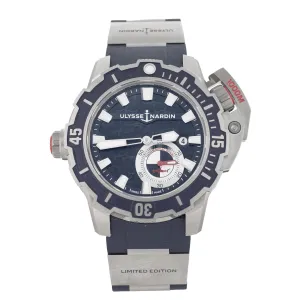 Ulysse Nardin Diver Deep Dive Titanium Blue Dial 46mm 3203-500