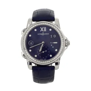 Ulysse Nardin Dual Time Stainless Steel Blue Dial 37.5mm 3243-222/393 Full Set