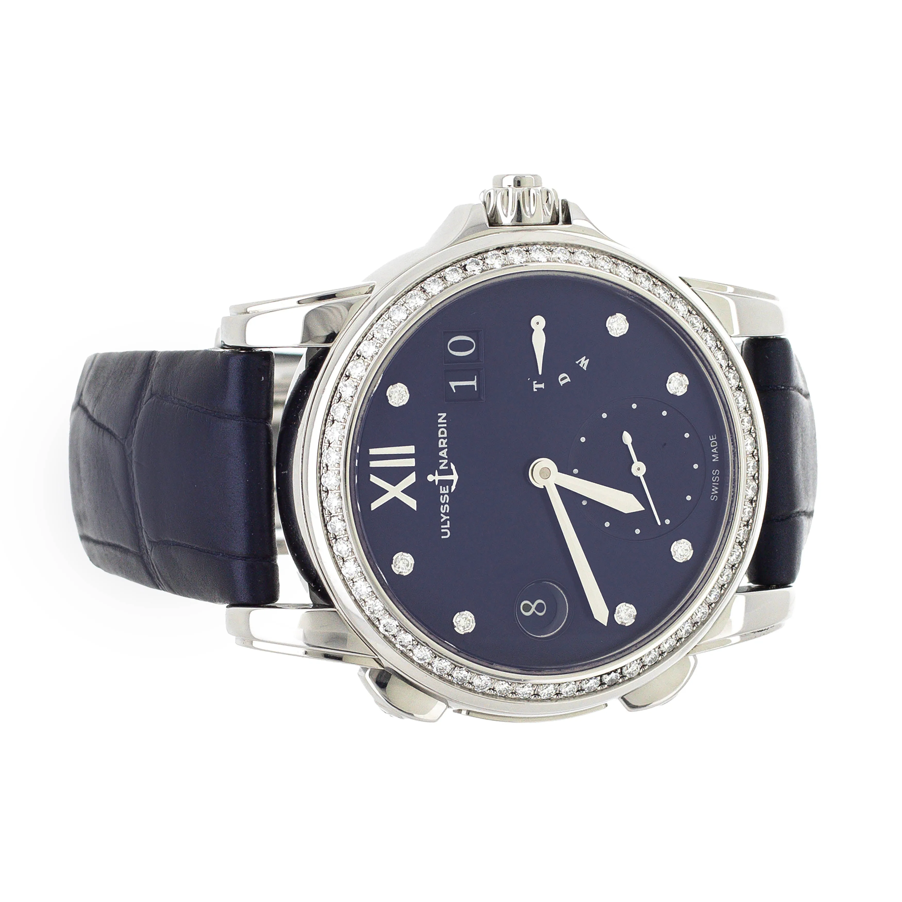 Ulysse Nardin Dual Time Stainless Steel Blue Dial 37.5mm 3243-222/393 Full Set