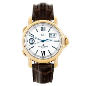 Ulysse Nardin San Marco Big Date GMT Rose Gold White Dial 40mm 226-87