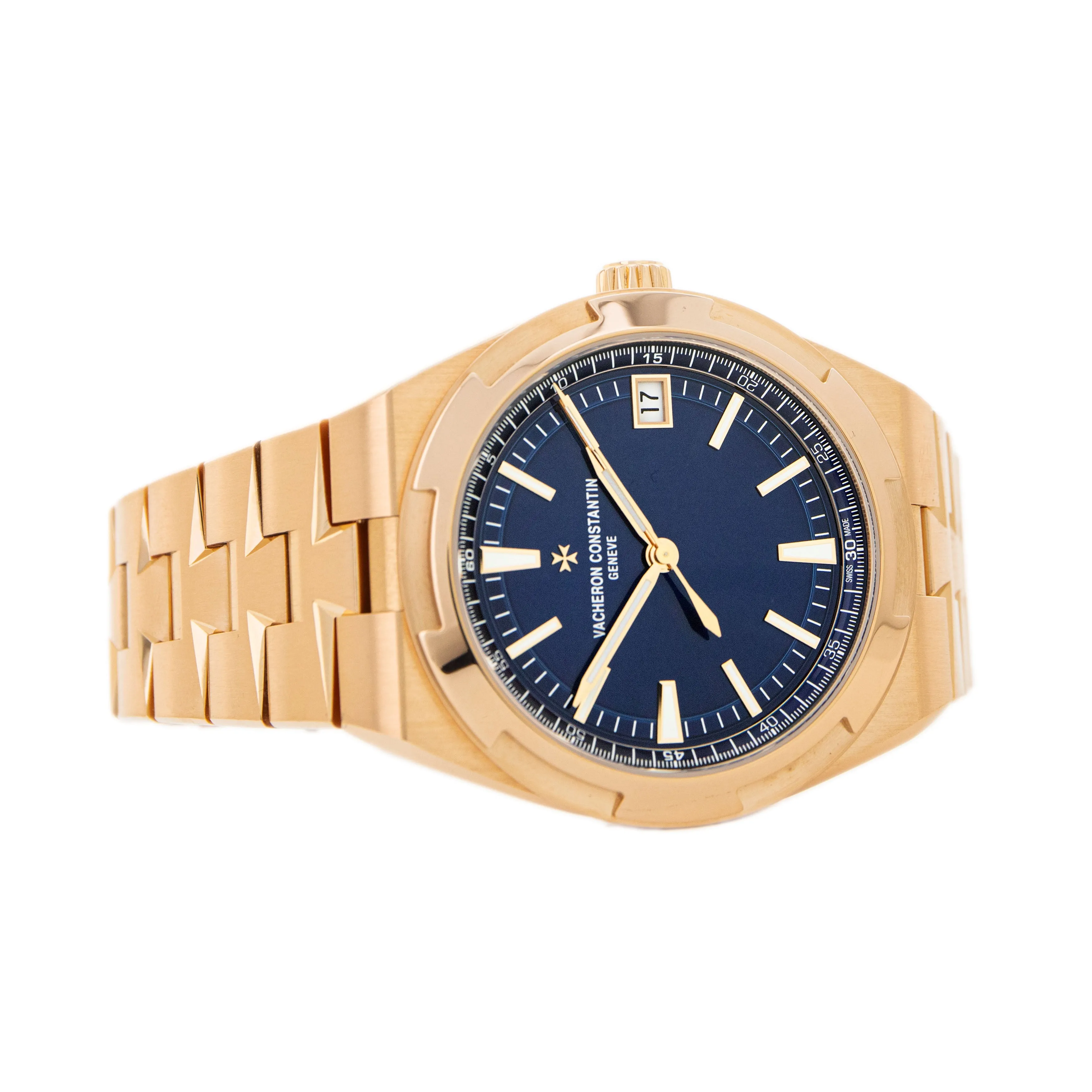 Vacheron Constantin Overseas Rose Gold Blue Dial 41mm 4520V/210R-B705 Full Set