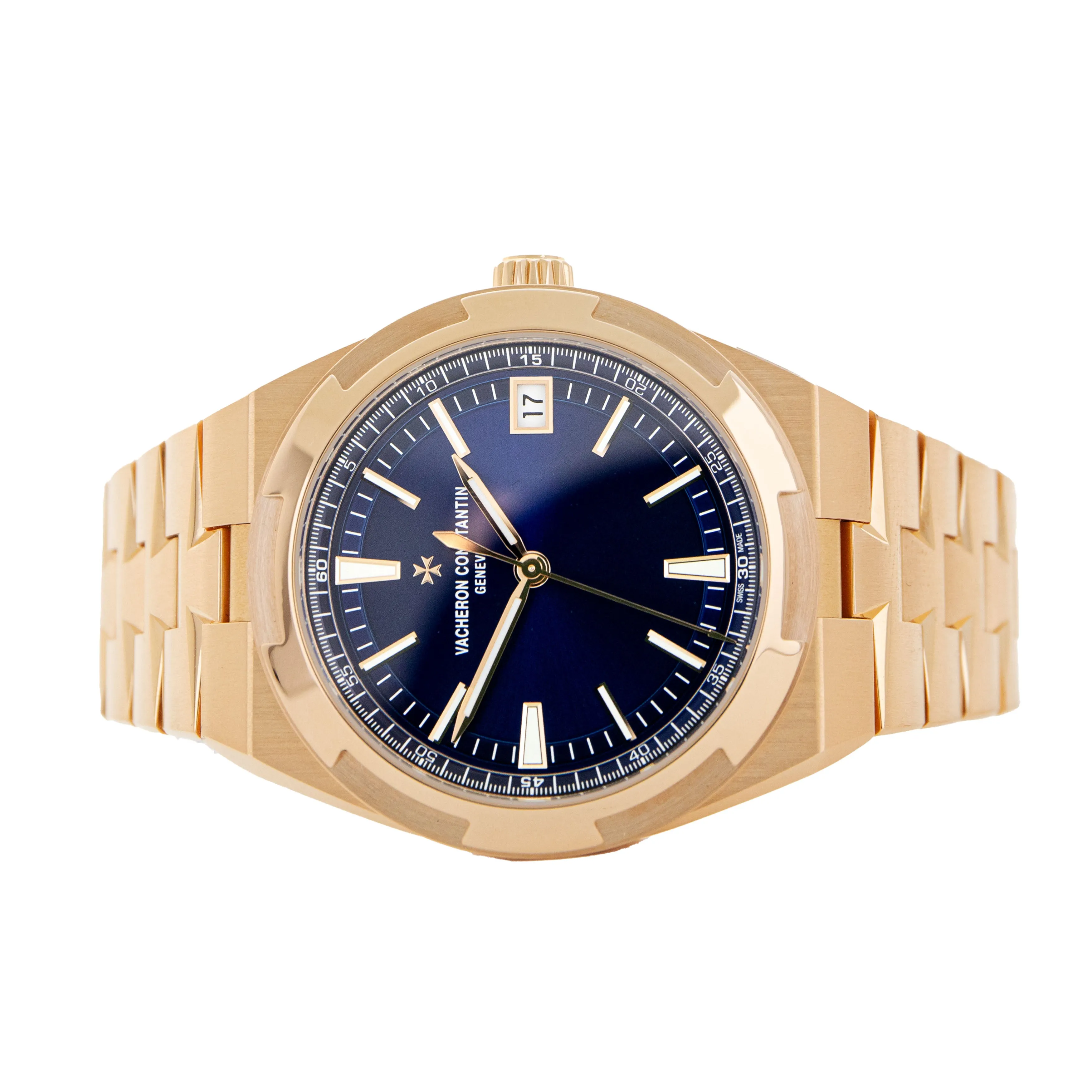 Vacheron Constantin Overseas Rose Gold Blue Dial 41mm 4520V/210R-B705 Full Set