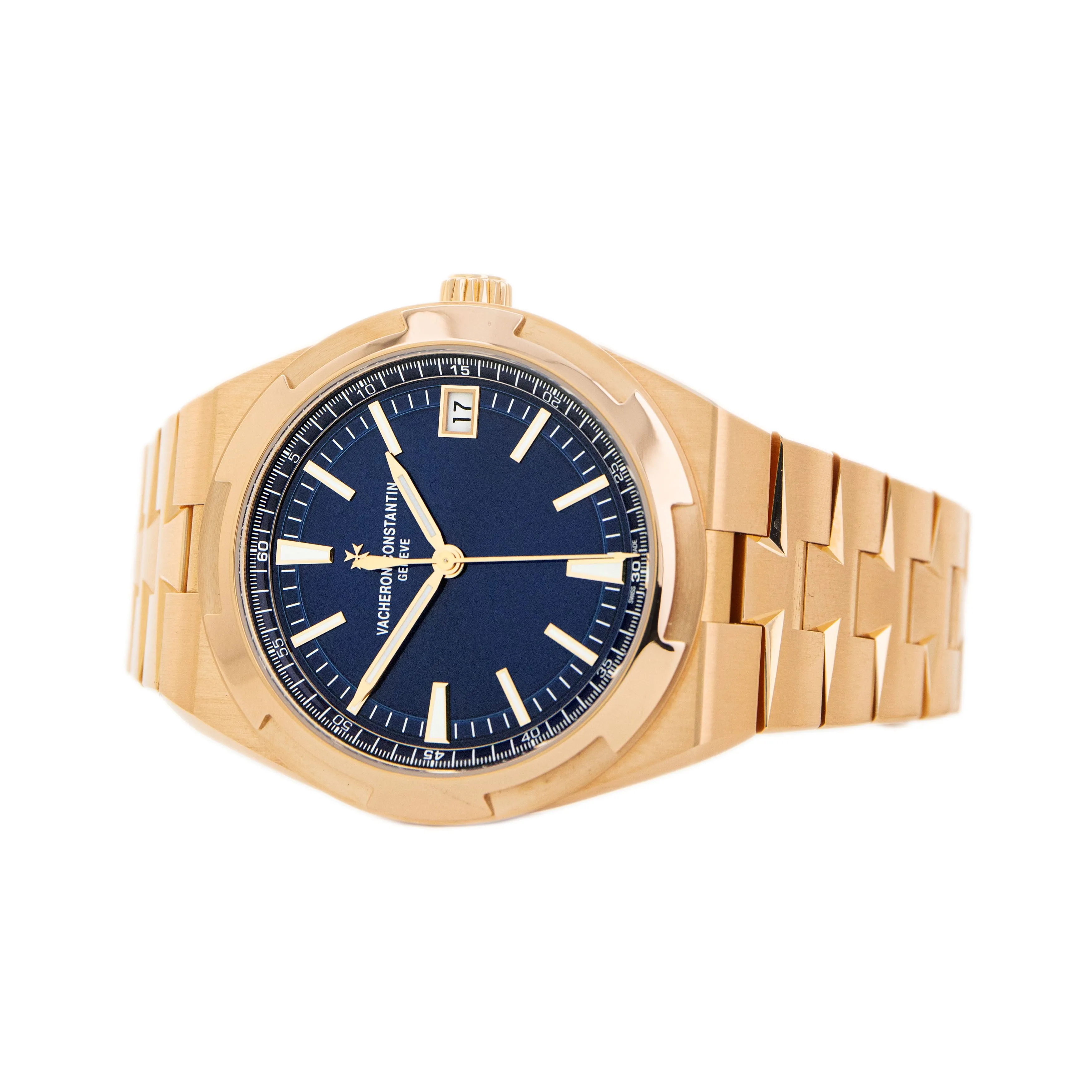Vacheron Constantin Overseas Rose Gold Blue Dial 41mm 4520V/210R-B705 Full Set