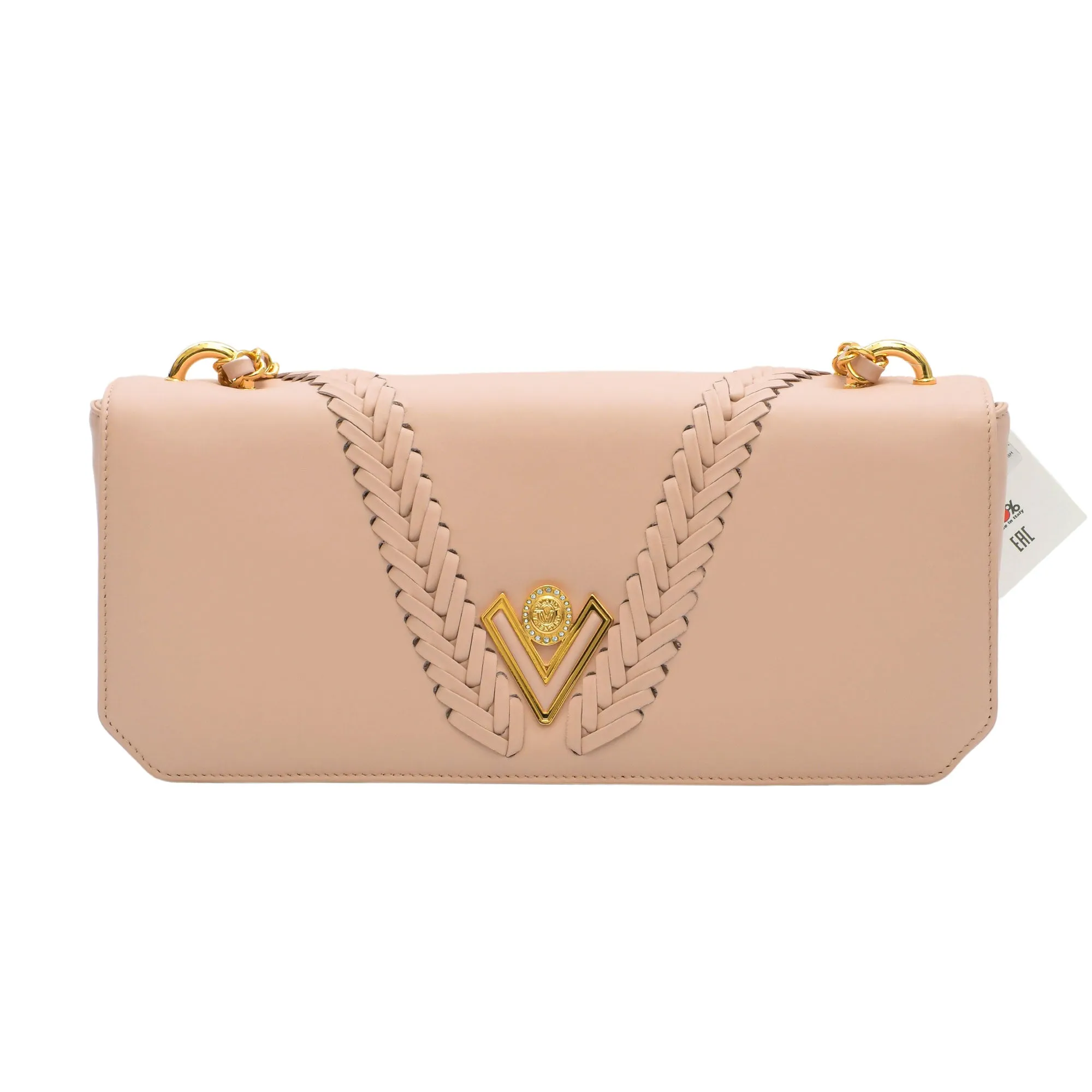 Valentino Orlandi Women's Black Clutch Shoulder Leather Bag