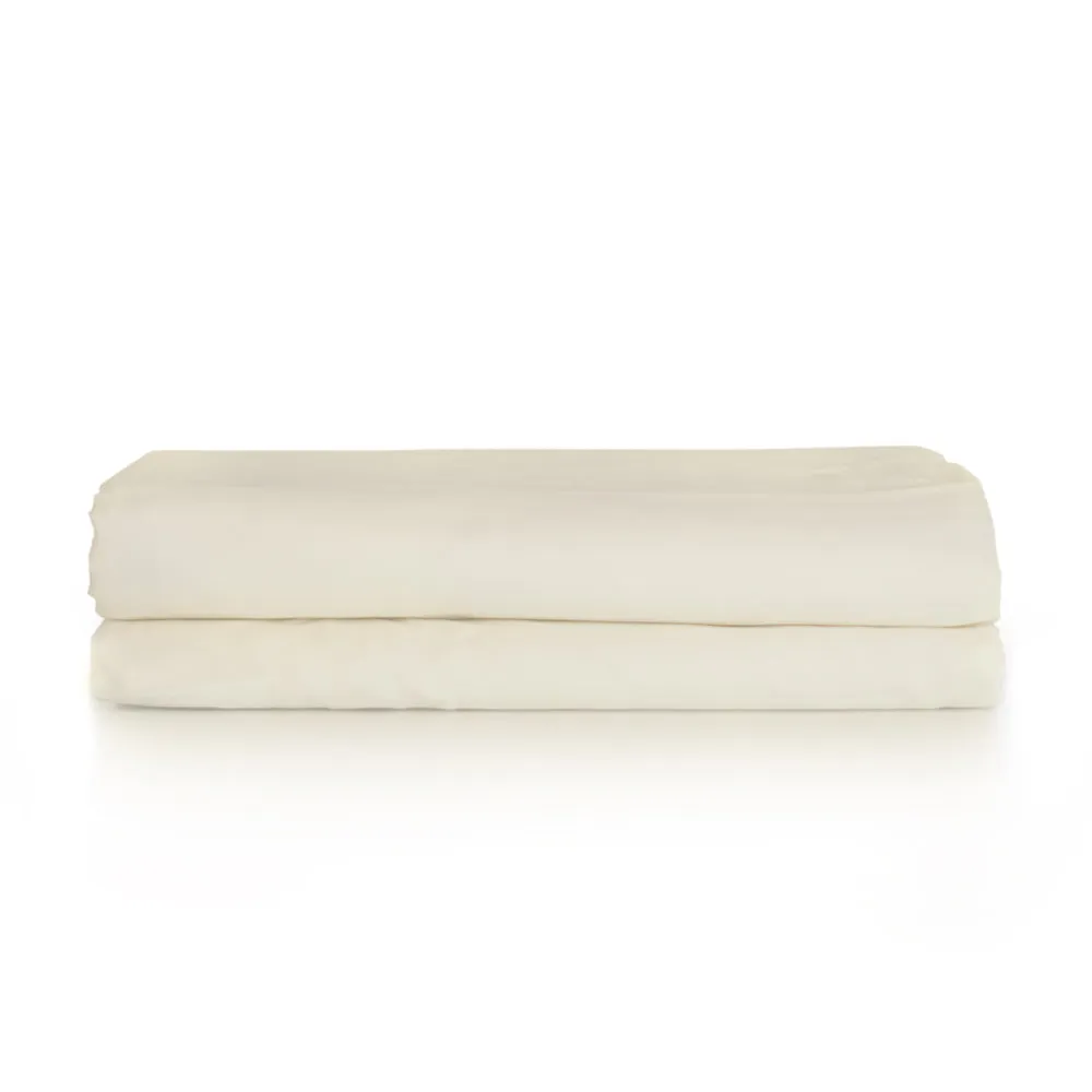 Valeron 310 Tc Plain Dyed Pillow Case Cream 2X50X80