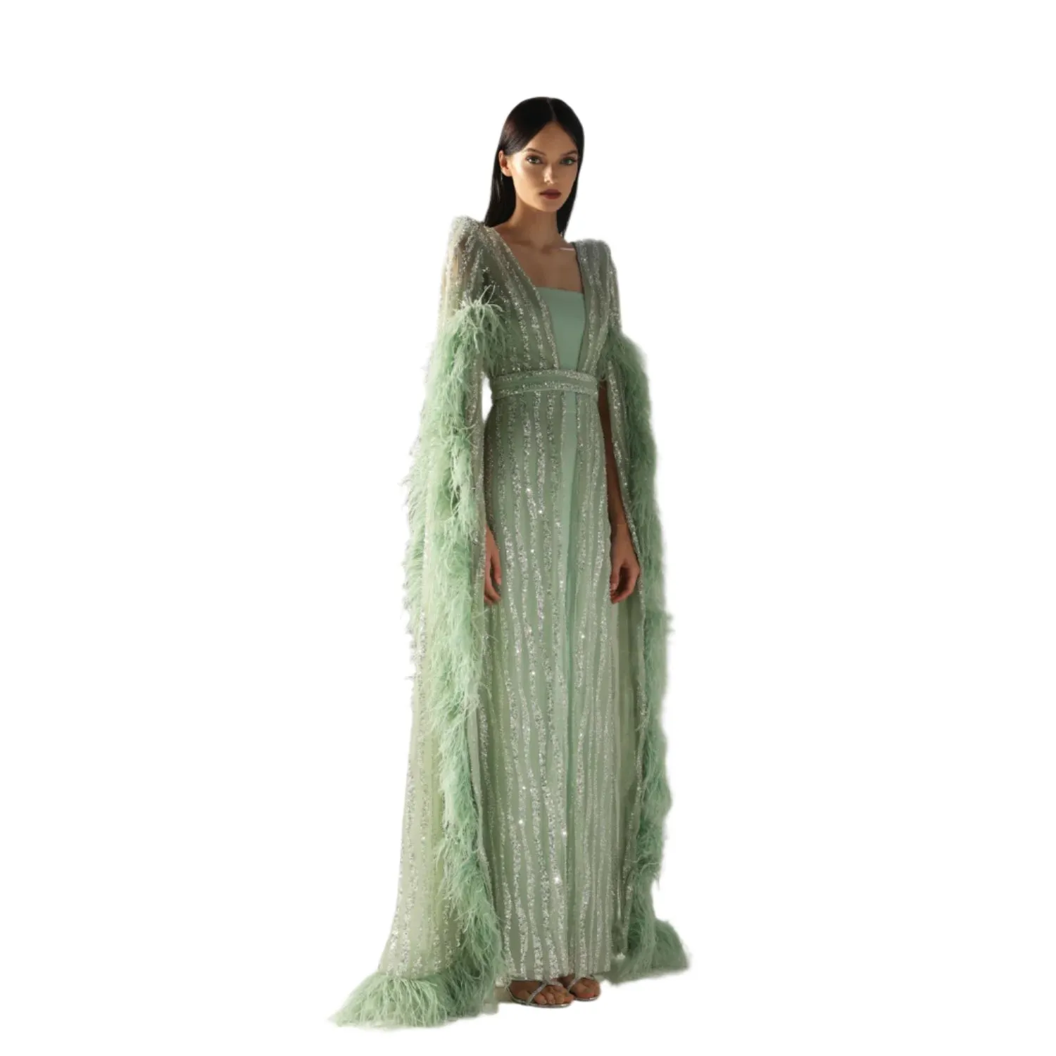 Velvety Couture Women's REEF Misty Mint Dress