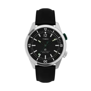 Waterbury Dive Day-Date 41mm Leather Band