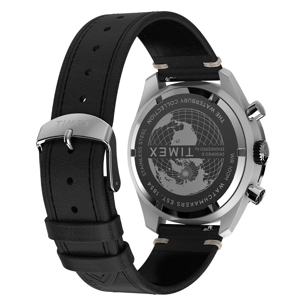 Waterbury Traditional Chronograph 41mm Leather Band