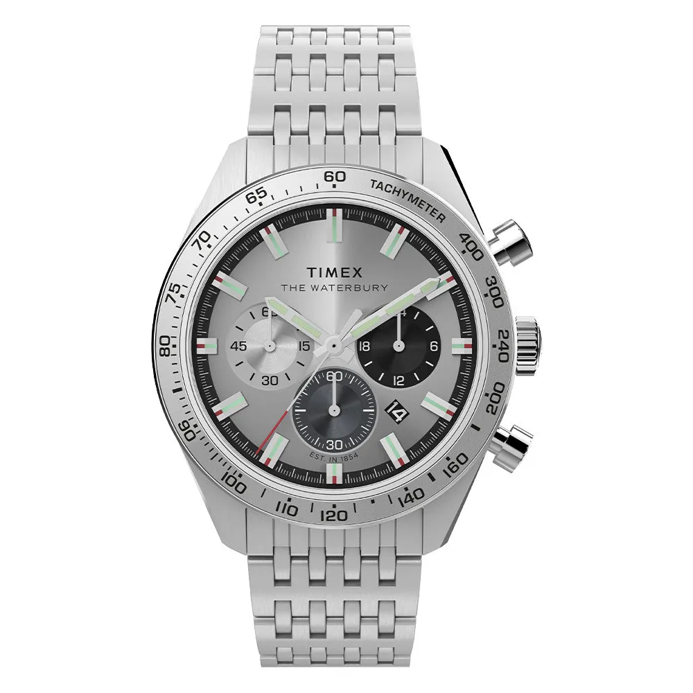 Waterbury Traditional Chronograph 41mm Stainless Steel Band