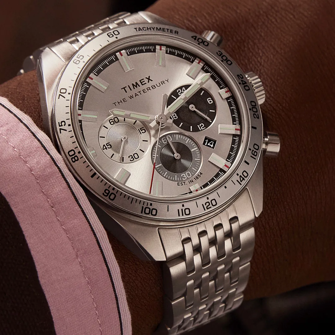 Waterbury Traditional Chronograph 41mm Stainless Steel Band