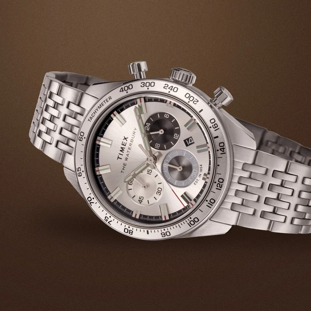 Waterbury Traditional Chronograph 41mm Stainless Steel Band