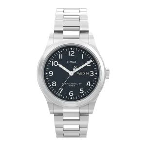 Waterbury Traditional Day-Date 39mm Stainless Steel Band