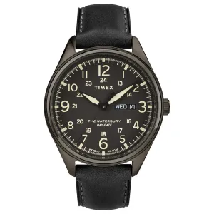 Waterbury Traditional Day-Date 42mm Leather Band