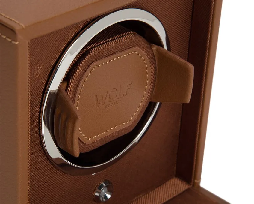WOLF Cub Single Watch Winder Cognac 461127