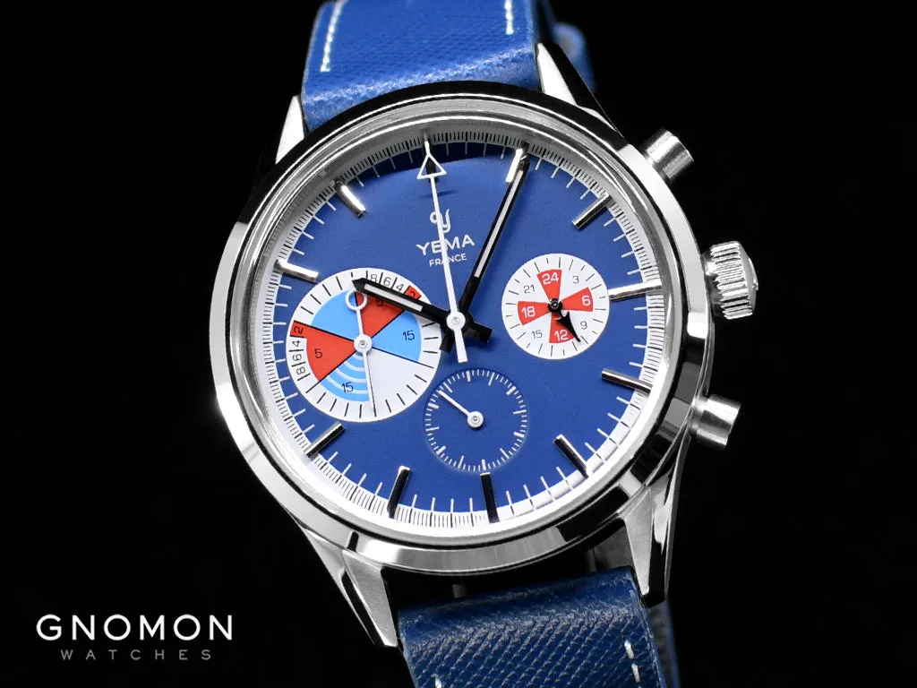 Yachtingraf Croisière Meca-Quartz Blue - Leather