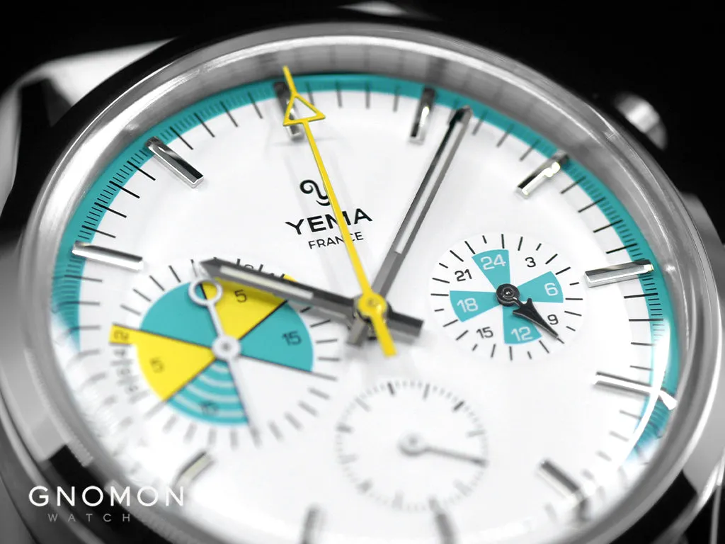 Yachtingraf Croisière Meca-Quartz White - Leather