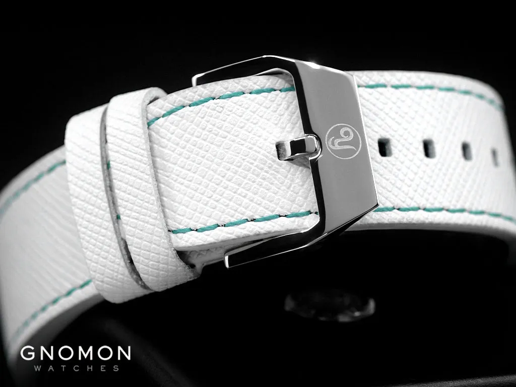 Yachtingraf Croisière Meca-Quartz White - Leather