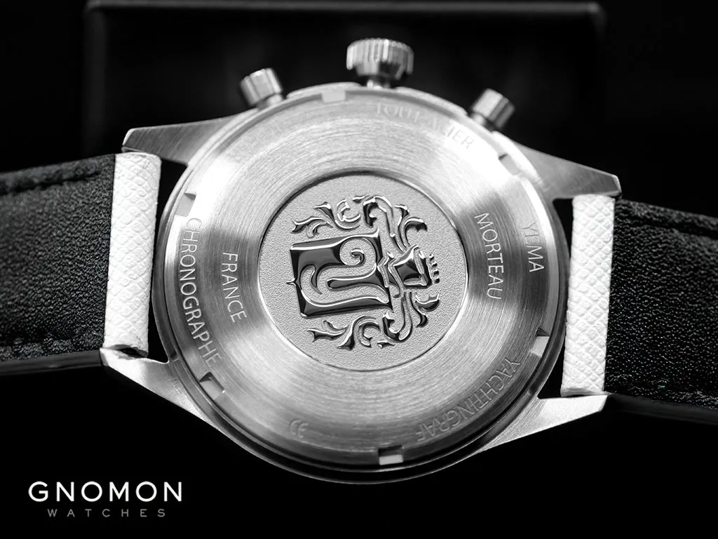 Yachtingraf Croisière Meca-Quartz White - Leather