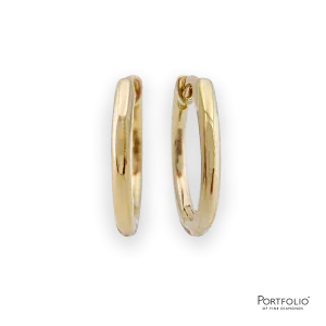 Yellow Gold Hoop Earrings