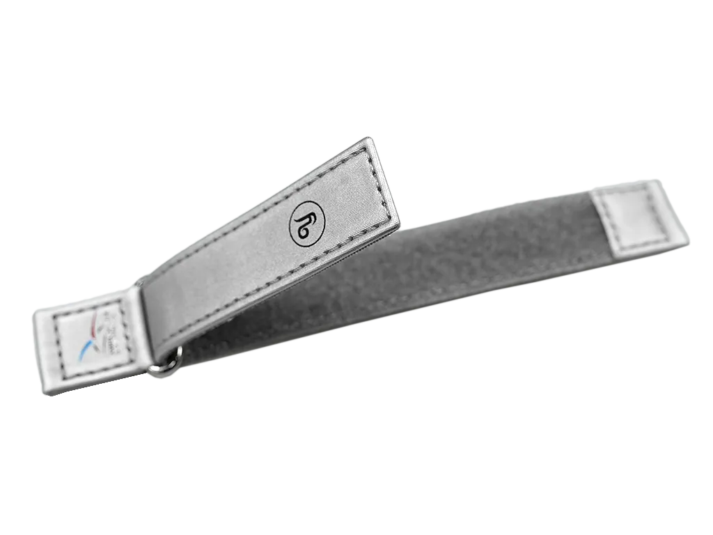Yema Aviation-Style Two Piece Velcro Strap Silver