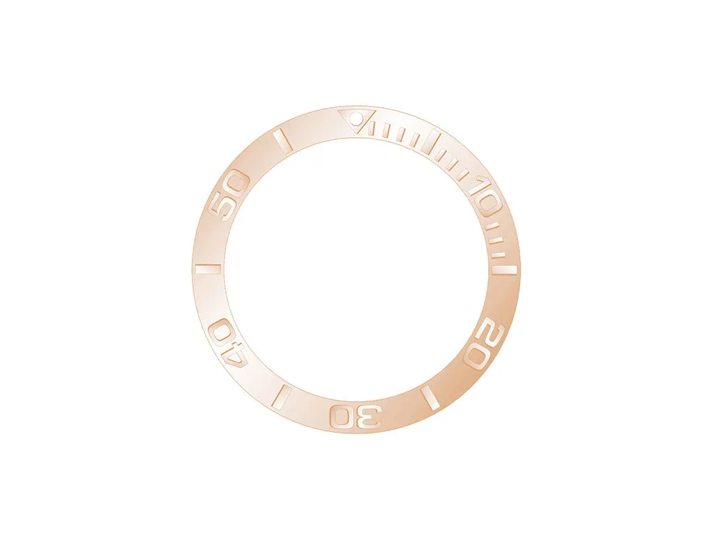 YM Style Ceramic Bezel Insert Rose Gold
