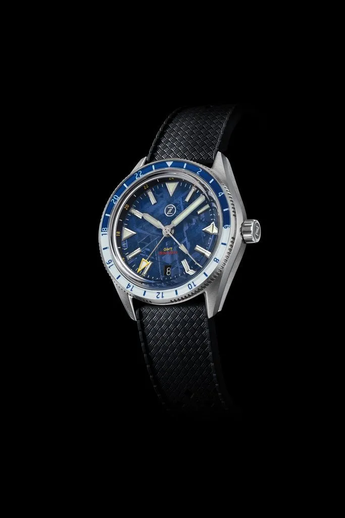 Zelos Horizons GMT V2 Blue Meteorite
