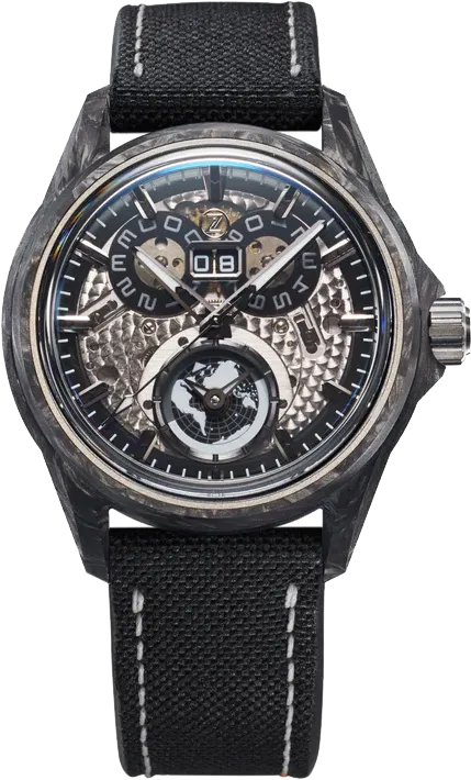 Zelos Spearfish Dual Time Carbon Moonscape