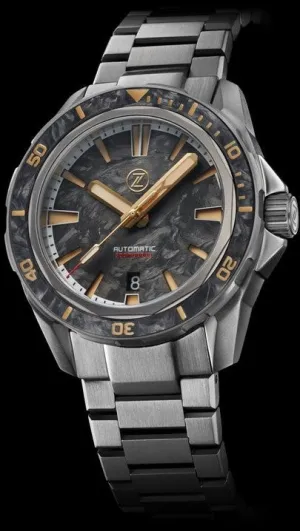 Zelos Swordfish TI 42mm Forged Carbon