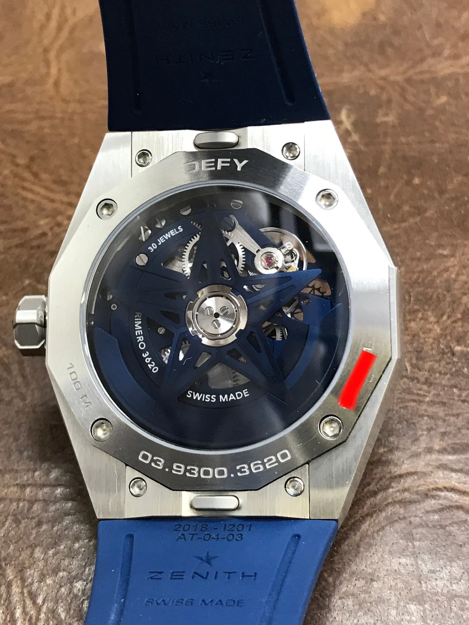 Zenith Defy Skyline  03.9300.3620/79.I001 Blue-toned Openworked dial Dial Automatic Men's Watch