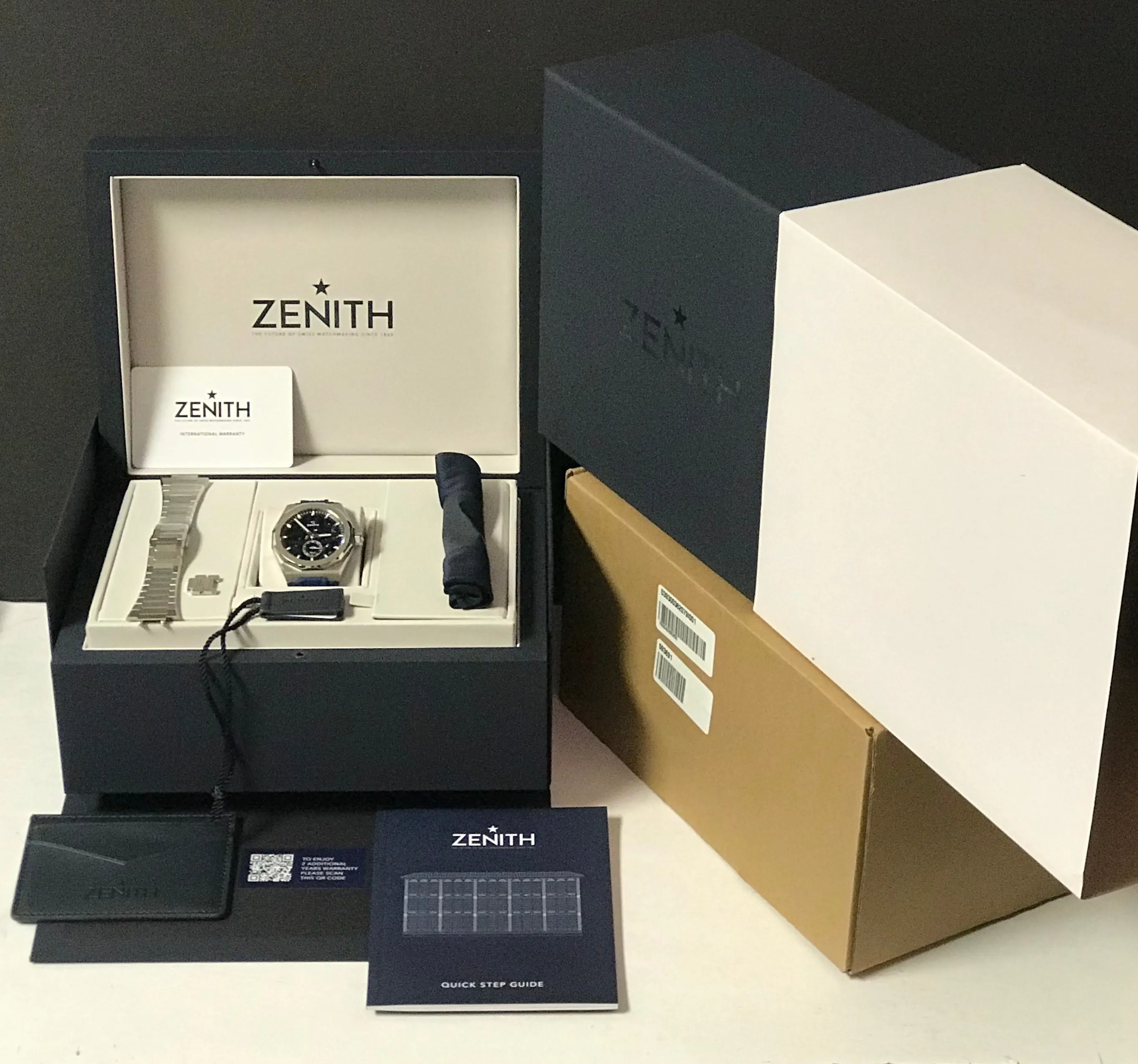 Zenith Defy Skyline  03.9300.3620/79.I001 Blue-toned Openworked dial Dial Automatic Men's Watch