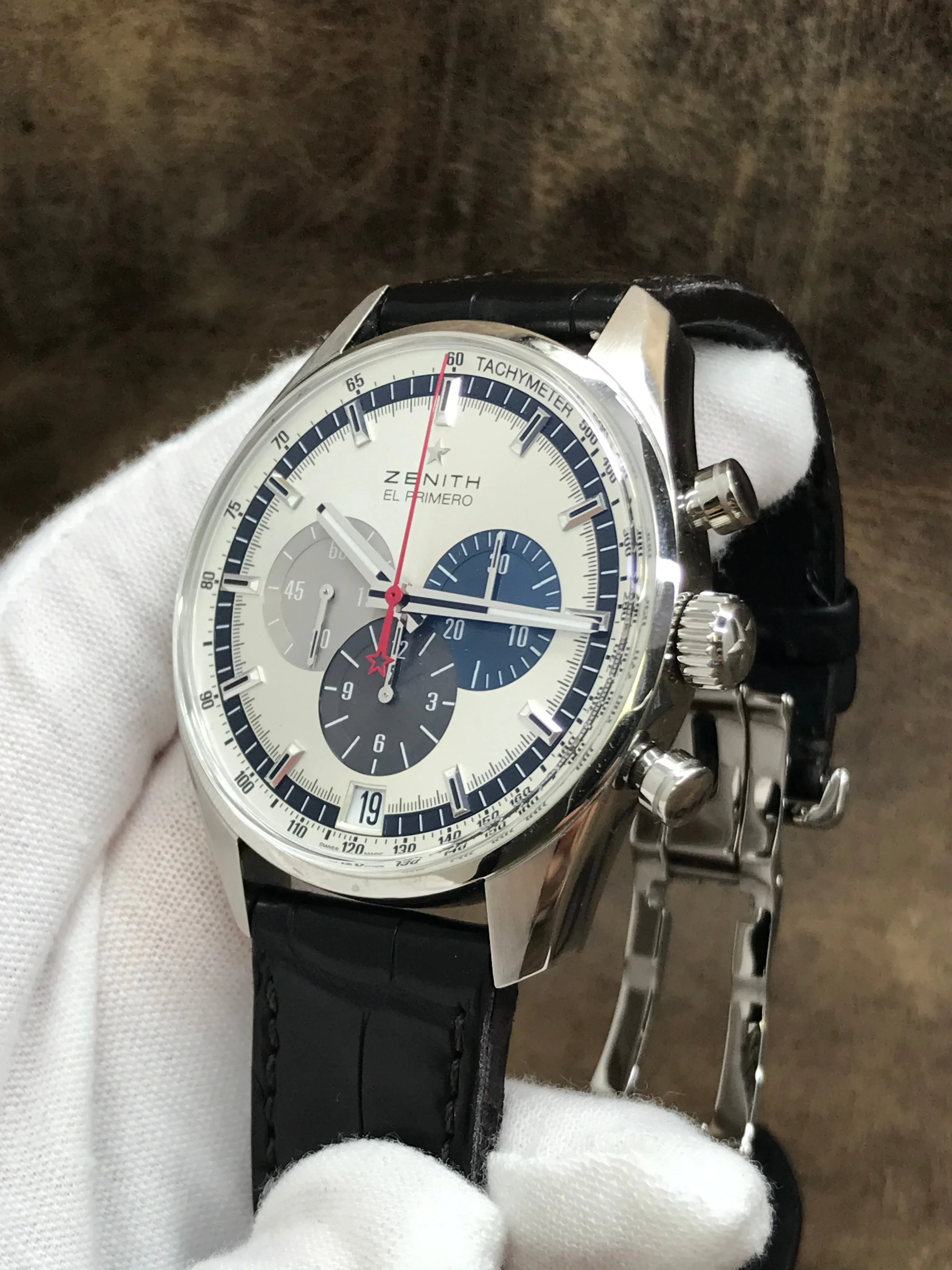 Zenith El Primero 03.2040.400/69.C494 Silver Dial Automatic  Men's Watch