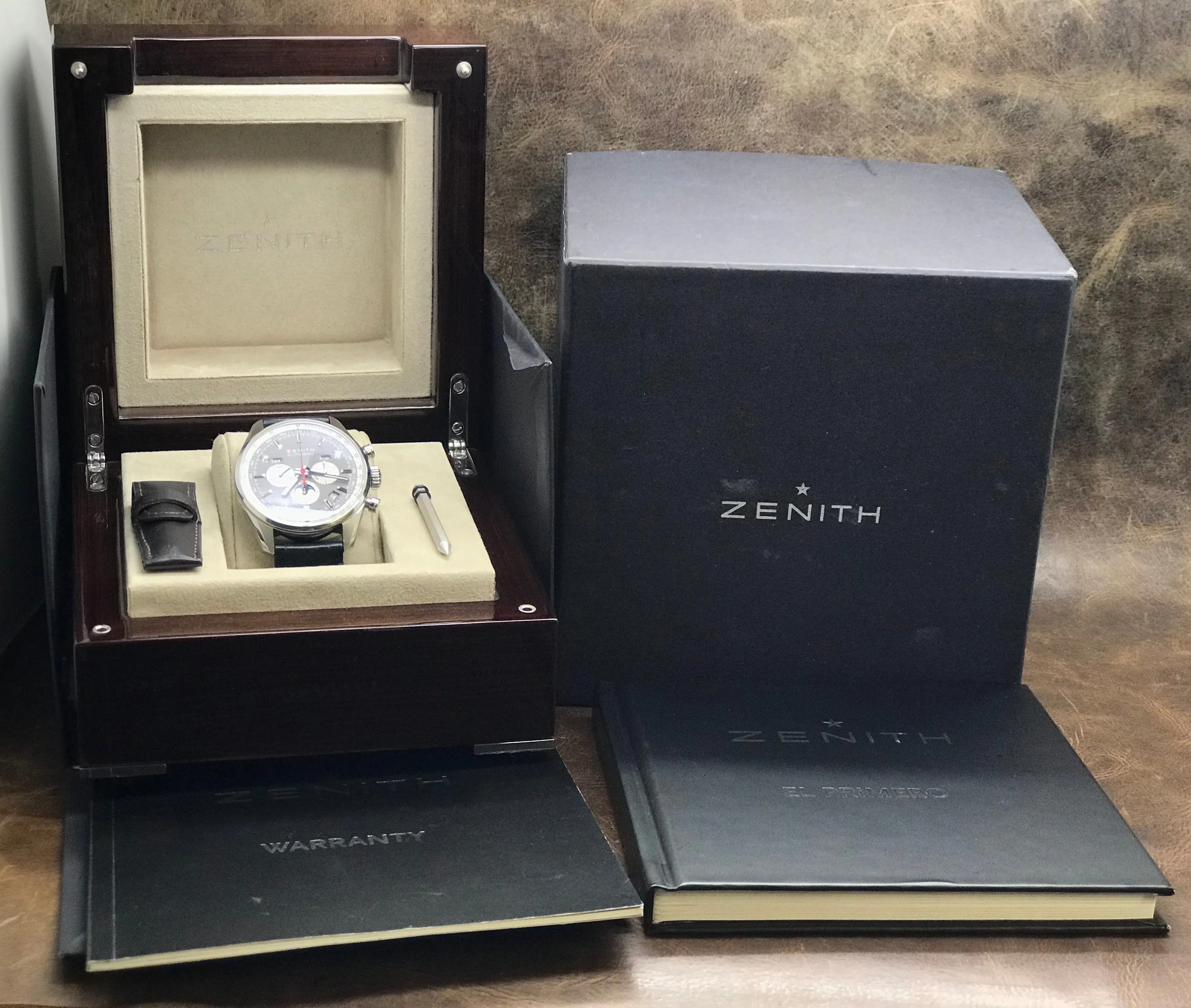 Zenith El Primero 410 L.E 500pcs 03.2092.410 Grey Dial Automatic Men's Watch
