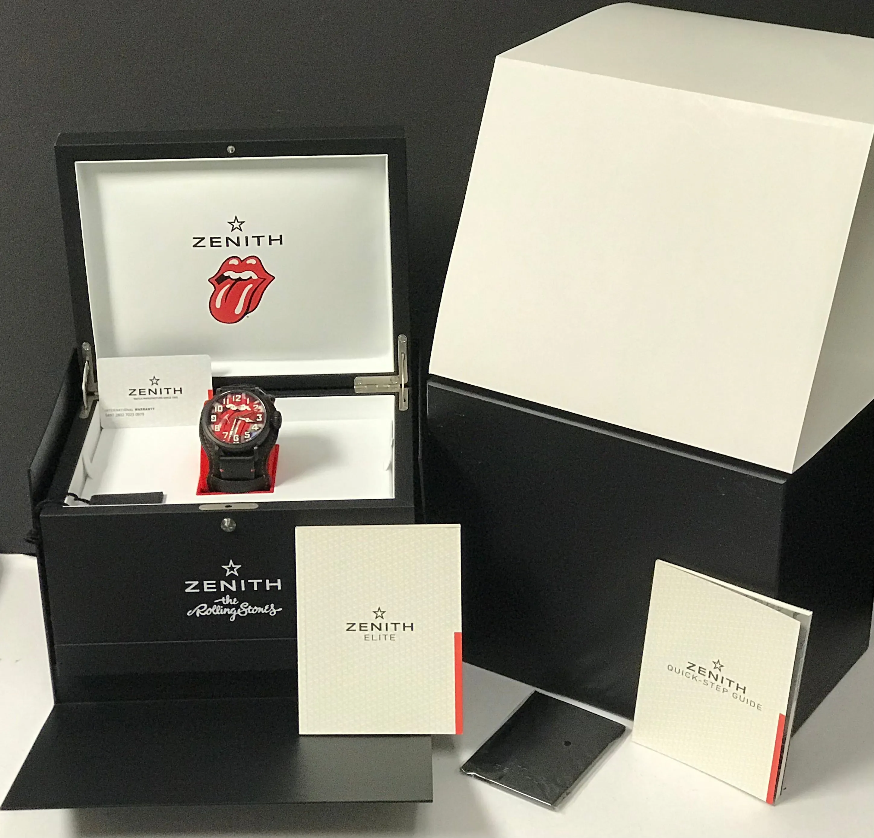 Zenith Type 20 GMT Rolling Stones LE 200pcs 96.2439.693/77.C809 Red & Black Dial Automatic Men's Watch